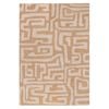 Loopsie-400cm X 300cm-sahab Brown And Beige Aztec Washable Rug