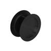 Zanda 50mm Matt Black Round Cavity Sliding Passage Set
