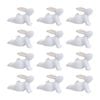 12PK LVD Yoga Bunny A Ceramic Figurine Home/Lounge Decor 8.5cm White