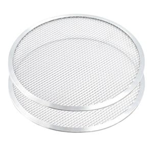 SOGA 2 Pack 10 Inch Round Aluminium Non-Stick Pizza Screens