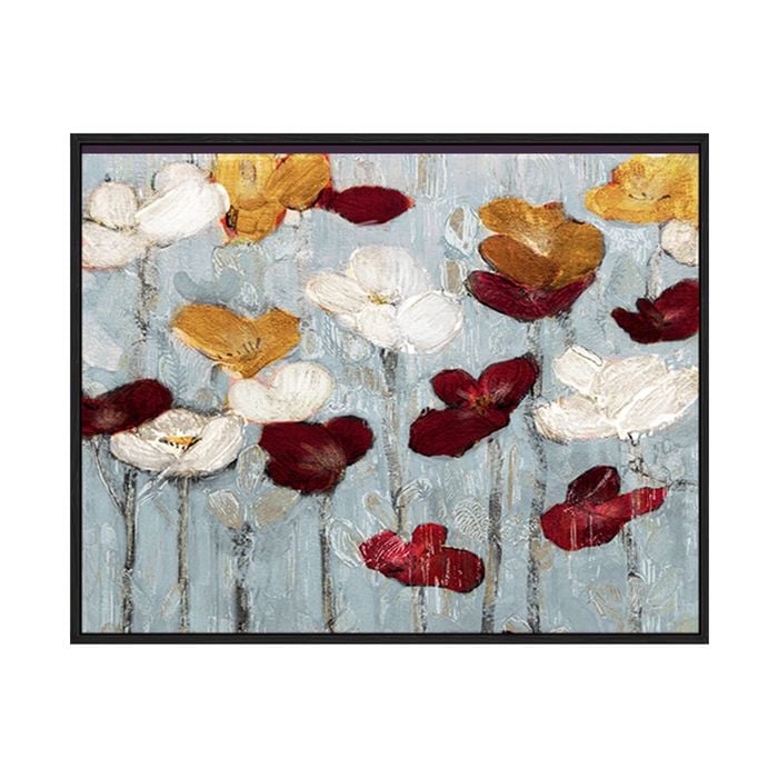 Artey | November Garden I - Framed Canvas - Black Frame - 80 x 100cm