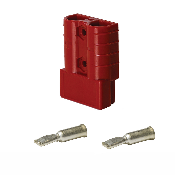 KT Solar 50A RED Heavy Duty Connector Kit KTHDC50RD
