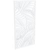 ProtectorAl 300-1200w x 1201-2400h Satin White/Gloss White Jungle Unframed Composite Deco Panel