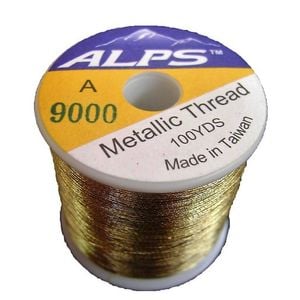 Alps 100yds of Metallic Pale Gold Rod Wrapping Thread-Size A (0.15mm) Thread