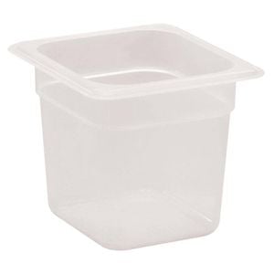 Cambro Polypropylene Gastronorm Food Pan Translucent 1/9 Gn 100mm 0.85l Storage Container