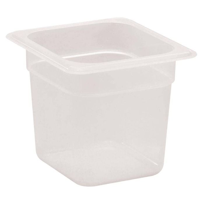 Cambro Polypropylene Gastronorm Food Pan Translucent 1/9 Gn 100mm 0.85l Storage Container