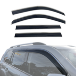 AUSGO Stainless Trim Weather Shields for Haval H9 2015-Onwards Weathershields Window Visors Wind Deflectors