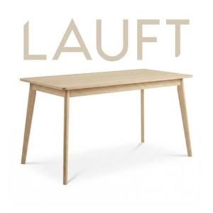 Lauft 120cm Dining Table 4-6 Seater Wooden Kitchen Modern Dining Tables