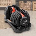 PowerTrain 24kg Red Adjustable Dumbbell