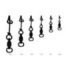 Mustad Ultrapoint Fastach Clips with Ball Bearing Swivel Size 3.4 7 Clips