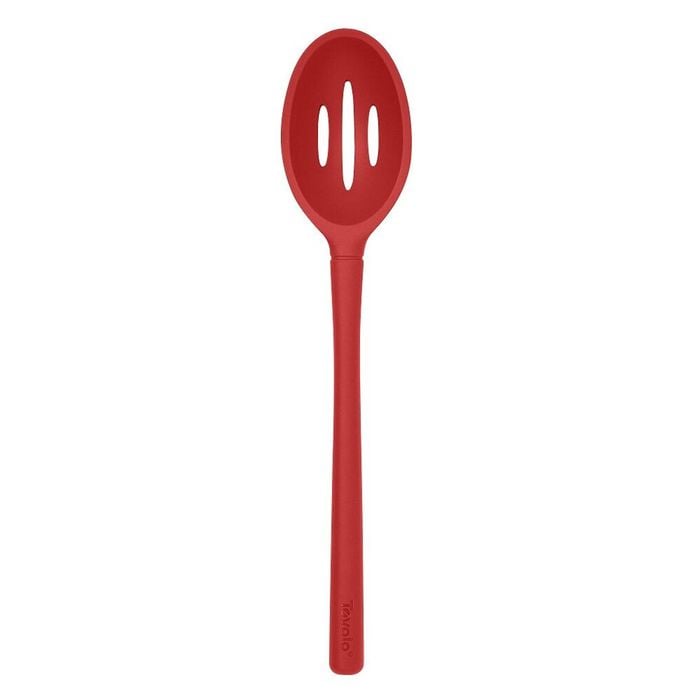 Tovolo Flex Core Silicone Slotted Deep Spoon Red