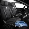 Australian Goose Edition Front Seat Covers for Volkswagen Golf 2009 - 2013 Hatch/Wagon (MK6) - Suede, Universal Fit - Black