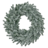 Un-Real 60cm Artificial Outdoor Frosted Pine Wreath