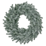 Un-Real 60cm Artificial Outdoor Frosted Pine Wreath