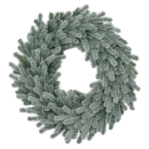 Un-Real 60cm Artificial Outdoor Frosted Pine Wreath