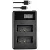 Lp-e17 Dual Usb Charger For Canon Eos 200d M6 M3 750d 800d 760d Wm