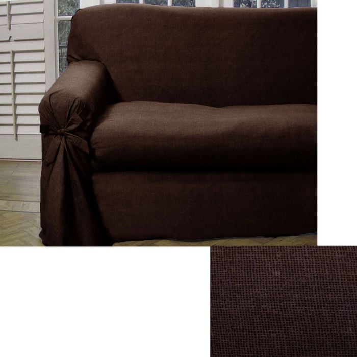 Chocolate Dots Sofa Cover 1 to 2 Seater 230 X 360cm
