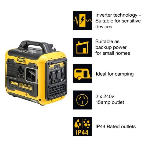 DeWALT 2200 Watt Petrol Inverter Generator Bunnings Australia