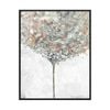 Artey | Silver Song - Framed Canvas - Black Frame - 55 x 70cm