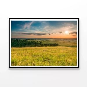 El Dorado Hills with Sunrise  Print 100% Australian Made 90x60cm  (Poster)