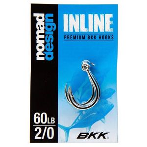 Nomad Design BKK Inline Eye Single Fishing Hook 2/0