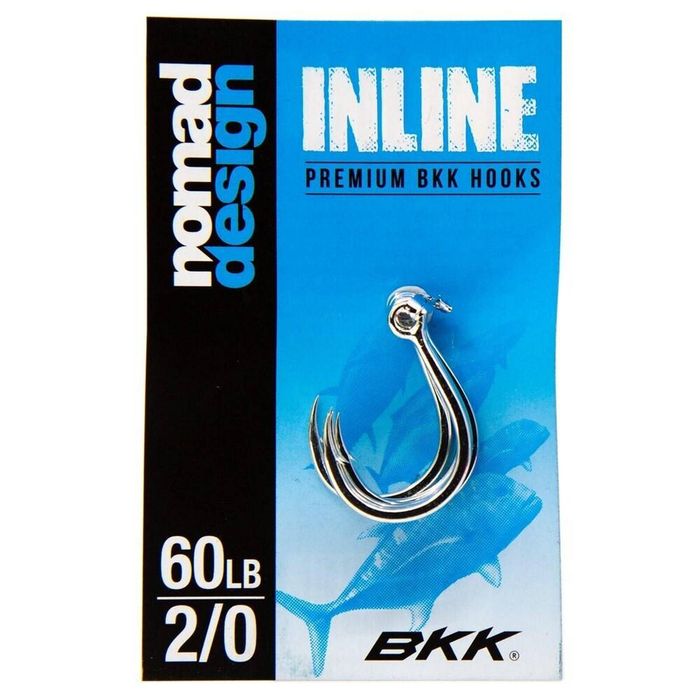 Nomad Design BKK Inline Eye Single Fishing Hook 2/0