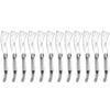 12pc Laguiole Etiquette 21.5cm Soft Cheese Knife - Marble White