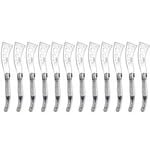 12pc Laguiole Etiquette 21.5cm Soft Cheese Knife - Marble White