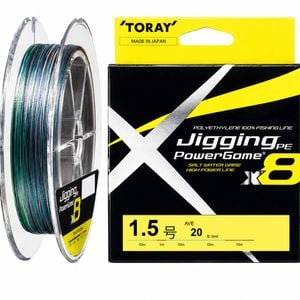 Toray Jigging Pe Power Game X8 300m 20lb Pe 1.5 Braided Fishing Line
