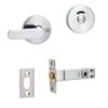 Lemaar Satin Chrome Mortice Toilet Indicator Bolt Lock DDA