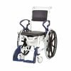 Self-propelled Shower Commode For Petite Adults - Compact, Comfortable, And Reliable