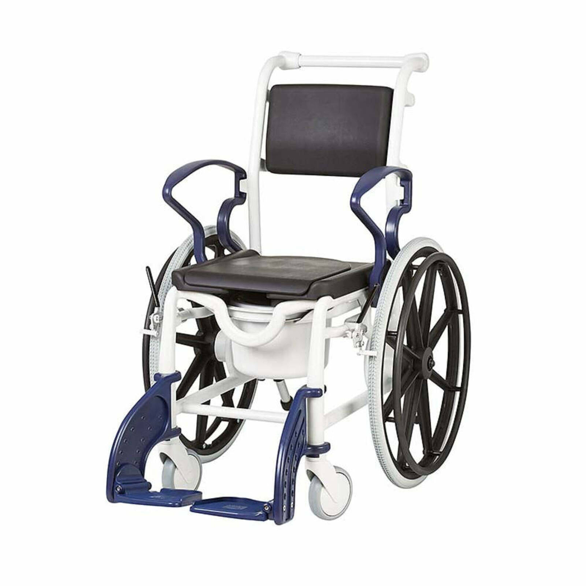 Self-Propelled Shower Commode for Petite Adults - Compact, Comfortable ...