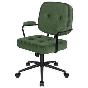 Alfordson Office Chair Ergonomic Executive Computer Work Seat Chenille Green