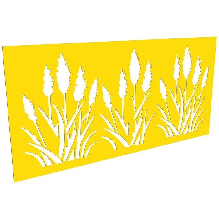 ProtectorAl 300 - 1200 x 1201 - 2400mm Light Yellow / Satin White Bullrush Unframed Composite Decorative Panel