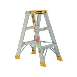 Gorilla 0.9m 180kg Heavy Duty Double Sided Aluminium Ladder