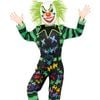Ha-ha Evil Neon Boys Clown Halloween Costume - 8-10