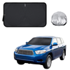Front Windscreen Sun Shade for Toyota Kluger 2007 - 2013 (XU40) - Standard 150 x 85 cm - Black