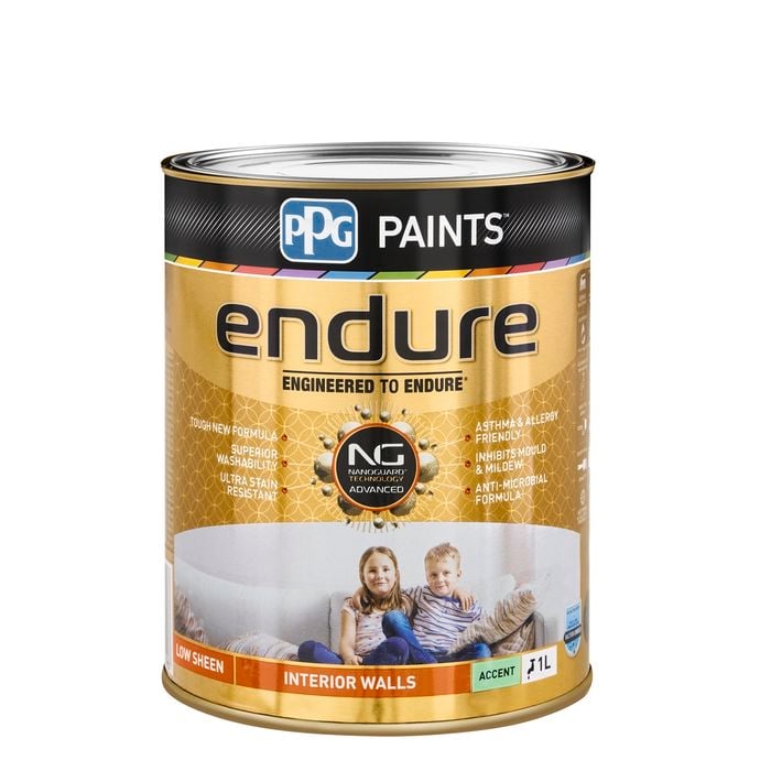PPG Paints 1L Accent Low Sheen Endure Interior Wall Paint
