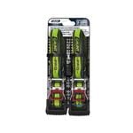 Grunt Pro 25mm x 4m Ratchet Tie Down - 2 Pack
