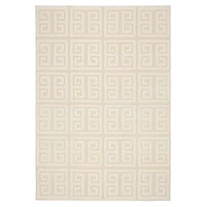 Loopsie-330cm X 240cm-dakhla Textured Geometric Neutral Washable Rug