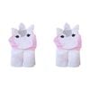 2PK LVD Kids Hooded Soft Towel Unicorn Home Decor/Bathroom