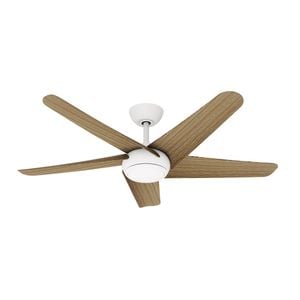 Geo 52" Ceiling Fan With Remote Control - Interchangable Three Or Five Blades