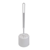 Barelli White Plastic Toilet Brush and Holder