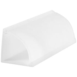 Deta 2m 22 x 22mm White Quadrant Adhesive Cable Management Cover