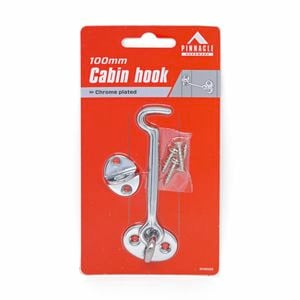 Pinnacle 100mm Chrome Plated Cabin Hook
