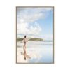 Artey | Morning Surf - Framed Canvas - Natural Frame - 110 x 165cm