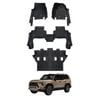 AUSGO 3-Row Set 7D Injection Floor Mats for Lexus GX550 Sports Luxury 2024-Onwards Floor Liners