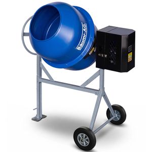 BAUMR-AG 160L Heavy-Duty Petrol Concrete Cement Mixer, 3hp 105cc Engine