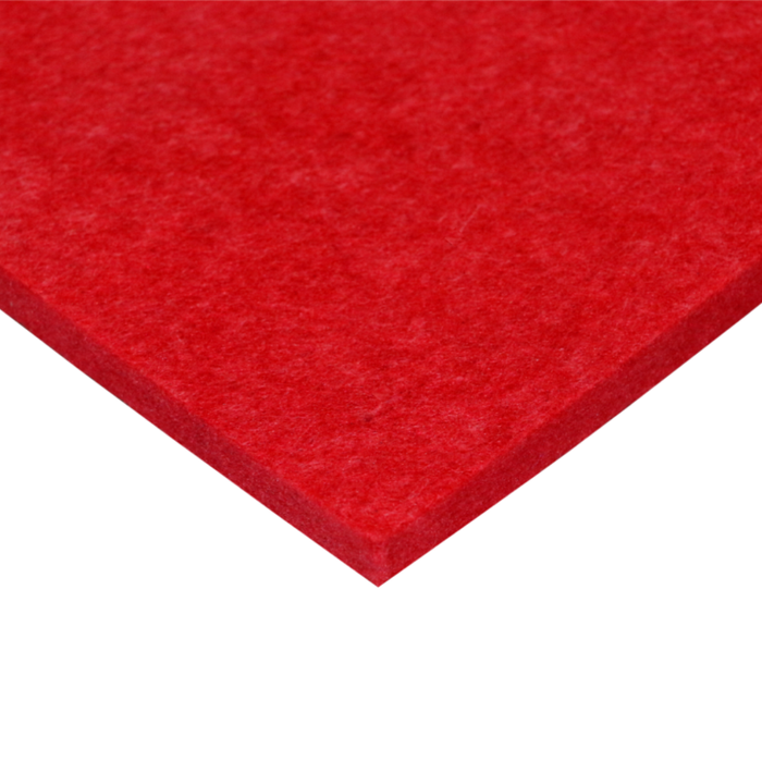 1200 x 800mm 9mm Acoustic Pinboard Red