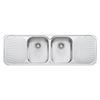 Oliveri 1430mm Double Centre Bowl Petite Sink